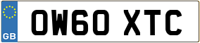 Truck License Plate